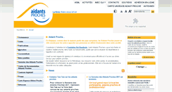 Desktop Screenshot of aidants-proches.be